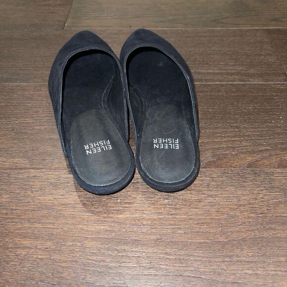 NWOB Eileen Fisher Slip On Mules - Picture 6 of 7